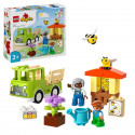 LEGO 10419 DUPLO Ma Ville Prendre Soin des Abeilles et des Ruches, Jouet Éducatif pour Enfants, 2 Figurines d'Abeilles