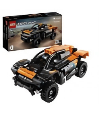 LEGO 42166 Technic NEOM McLaren Extreme E Race Car, Jouet de Voiture a Rétrofriction pour Enfants, a Construire