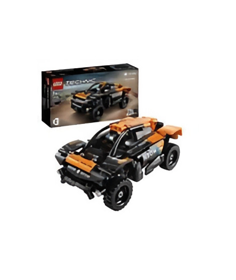 LEGO 42166 Technic NEOM McLaren Extreme E Race Car, Jouet de Voiture a Rétrofriction pour Enfants, a Construire