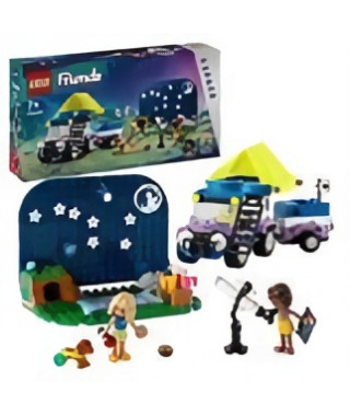 LEGO 42603 Friends Le Camping-Car d'Observation des Étoiles, Jouet pour Enfants, avec Figurines Animales, plus Mini-Poupées