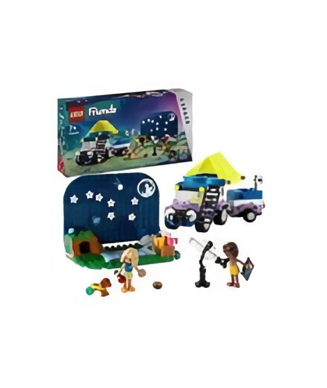 LEGO 42603 Friends Le Camping-Car d'Observation des Étoiles, Jouet pour Enfants, avec Figurines Animales, plus Mini-Poupées