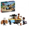 LEGO 42606 Friends Le Chariot de Pâtisseries Mobile, Jouet Éducatif avec Figurines Aliya, Jules et le Chien Aira