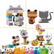 LEGO 11034 Classic Les Animaux de Compagnie Créatifs, Jouet avec Animaux, Modele Chien, Chat, Lapin, Hamster et Oiseau