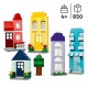 LEGO 11035 Classic Les Maisons Créatives, Jouet pour Garçons et Filles Des 4 Ans, Briques de Construction