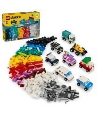 LEGO 11036 Classic Les Véhicules Créatifs, Maquette de Voiture, Véhicule de Police, Camion et Autres