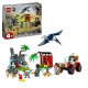 LEGO 76963 Jurassic World Le Centre de Sauvetage des Bébés Dinosaures, Jouet avec Figurines Triceratops et Velociraptor