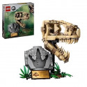 LEGO 76964 Jurassic World Les Fossiles de Dinosaures : Le Crâne du T. Rex, Jouet de Dino, Déco pour la Chambre d'Enfant