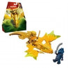 LEGO 71803 NINJAGO L'Attaque du Dragon Rebelle d'Arin, Jouet Ninja de Dragon et Figurines incluant Arin avec Mini-Katana