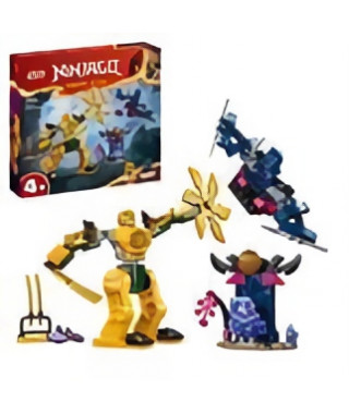 LEGO 71804 NINJAGO Le Robot de Combat d'Arin, Jouet Ninja avec Figurines d'Arin avec Mini-Katana et Robots