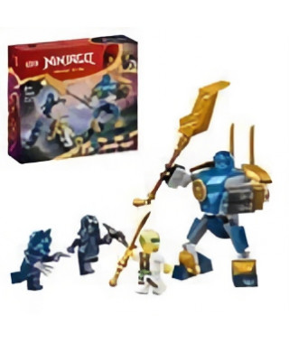 LEGO 71805 NINJAGO Pack de Combat : le Robot de Jay, Jouet de Ninja pour Enfants avec Figurines incluant Jay