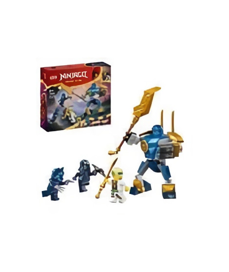 LEGO 71805 NINJAGO Pack de Combat : le Robot de Jay, Jouet de Ninja pour Enfants avec Figurines incluant Jay