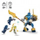 LEGO 71805 NINJAGO Pack de Combat : le Robot de Jay, Jouet de Ninja pour Enfants avec Figurines incluant Jay