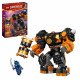 LEGO 71806 NINJAGO Le Robot Élémentaire de la Terre de Cole, Jouet avec 2 Personnages dont une Minifigurine Cole, Cadeau Ninja