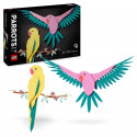 LEGO Art 31211 La Collection Faune  Les Perroquets Ara, Décoration Murale avec Motif d'Oiseau, Activité Manuelle