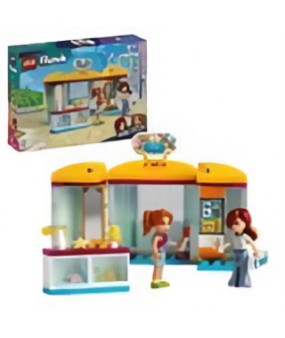 LEGO 42608 Friends La Petite Boutique d'Accessoires, Jouet de Magasin avec les Figurines Paisley et Candi