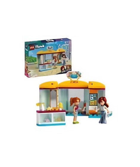 LEGO 42608 Friends La Petite Boutique d'Accessoires, Jouet de Magasin avec les Figurines Paisley et Candi