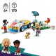 LEGO 42609 Friends La Voiture Électrique et la Borne de Recharge,  Jouet de Voiture, avec les Figurines Nova et Zac