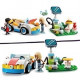 LEGO 42609 Friends La Voiture Électrique et la Borne de Recharge,  Jouet de Voiture, avec les Figurines Nova et Zac