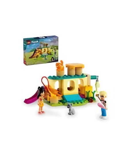 LEGO 42612 Friends Les Aventures des Chats au Parc, Jouets avec Animaux et Figurines, dont Olly, Liann et 2 Figurines de Chat