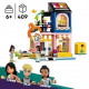 LEGO 42614 Friends La Boutique de Vetements Vintage, Modele avec les Mini-Poupées Olly, Liann et Jordin et une Figurine de Chat