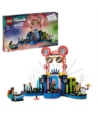 LEGO 42616 Friends Le Spectacle Musical de Heartlake City, Jouet avec 4 Figurines Andrea, Scene et Instruments