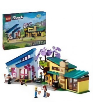 LEGO 42620 Friends Les Maisons Familiales d'Olly et de Paisley, Jouet de Poupée avec Figurines et Accessoires