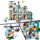 LEGO 42621 Friends L'Hôpital de Heartlake City, Jouet avec Hélicoptere et Figurines incluant Autumn et un Chien
