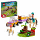 LEGO 42634 Friends La Remorque du Cheval et du Poney, Jouet avec Figurines Liann, Zoya et 2 Figurines d'Animaux