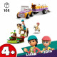 LEGO 42634 Friends La Remorque du Cheval et du Poney, Jouet avec Figurines Liann, Zoya et 2 Figurines d'Animaux