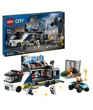 LEGO 60418 City Le Laboratoire de Police Scientifique Mobile, Jouet de Quad, Cadeau Enfants Des 7 Ans, et Minifigurines