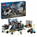 LEGO 60418 City Le Laboratoire de Police Scientifique Mobile, Jouet de Quad, Cadeau Enfants Des 7 Ans, et Minifigurines