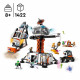 LEGO 60438 City La Station Spatiale et la Base de Lancement de Fusées, Jouet sur L'Espace, avec Robot et 6 Minifigurines