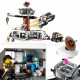 LEGO 60438 City La Station Spatiale et la Base de Lancement de Fusées, Jouet sur L'Espace, avec Robot et 6 Minifigurines