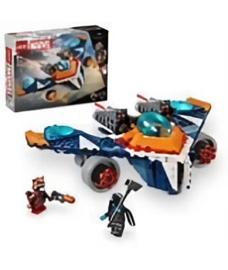LEGO 76278 Marvel Le Vaisseau Spatial de Rocket contre Ronan, Jouet sur Les Gardiens de la Galaxie, Vaisseau et Minifigurines