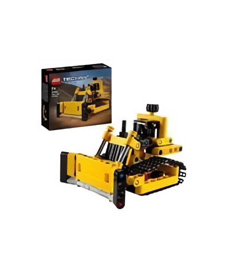 LEGO 42163 Technic Le Bulldozer, Jouet de Construction pour Enfants, Véhicule Excavateur