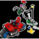 LEGO 76275 Marvel La Course-poursuite en Moto : Spider-Man contre Docteur Octopus, Jouet avec Moto avec Canons