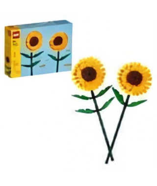 LEGO 40524 Creator Tournesols, Kit de Construction de Fleurs Artificielles, Chambre d'Enfant ou Décoration de Maison