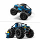 LEGO 60402 City Le Monster Truck Bleu, Jouet Camion Tout-Terrain et Minifigurine de Conducteur, Cadeau Enfants
