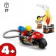 LEGO 60410 City La Moto d'Intervention Rapide des Pompiers, Jouet de Véhicule avec 2 Minifigurines incl. Pompiere