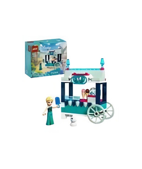 LEGO 43234 Disney Princess Les Délices Glacés d'Elsa, Jouet avec Mini Poupée Elsa de La Reine des Neiges