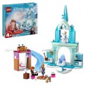 LEGO 43238 Disney Princess Le Château de Glace d'Elsa, Jouet de Princesse La Reine des Neiges, 2 Figurines Animales