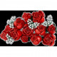 LEGO 10328 Icons Le Bouquet de Roses, Fleurs Artificielles pour Décorer, Cadeau de Saint-Valentin pour Adultes