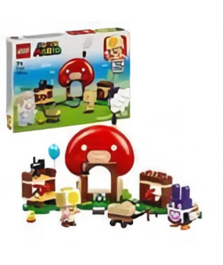 LEGO 71429 Super Mario Ensemble d'Extension Carottin et la Boutique Toad, Jouet pour Enfants Des 6 Ans avec 2 Figurines