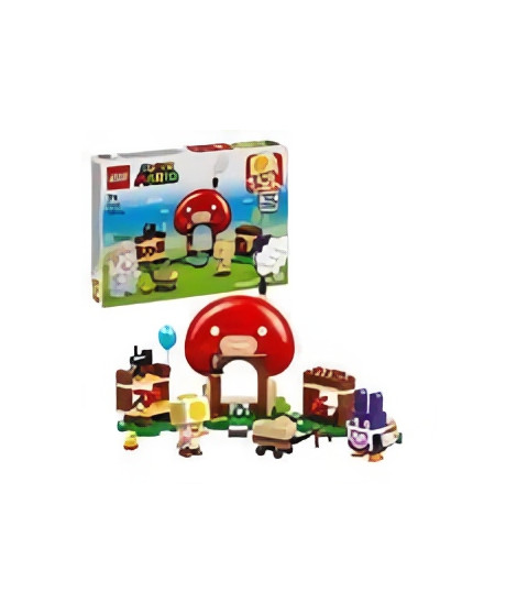 LEGO 71429 Super Mario Ensemble d'Extension Carottin et la Boutique Toad, Jouet pour Enfants Des 6 Ans avec 2 Figurines