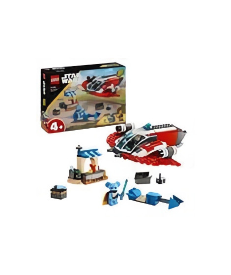 LEGO 75384 Star Wars Le Crimson Firehawk, Jouet de Construction avec Speeder Bike et Minifigurines