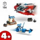 LEGO 75384 Star Wars Le Crimson Firehawk, Jouet de Construction avec Speeder Bike et Minifigurines