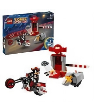 LEGO 76995 Sonic Le Hedgehog L'Évasion de Shadow, Jouet de Moto, Figurines de Personnages Sonic du Jeu Vidéo