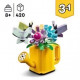 LEGO 31149 Creator 3en1 Les Fleurs dans l'Arrosoir, Jouet pour Enfants, avec Arrosoir, Bouquet de Fleurs et 2 Oiseaux
