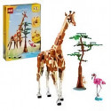 LEGO 31150 Creator 3en1 Les Animaux Sauvages du Safari, Jouet avec Figurines d'Animaux, Girafe, Gazelles et Lion
