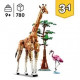 LEGO 31150 Creator 3en1 Les Animaux Sauvages du Safari, Jouet avec Figurines d'Animaux, Girafe, Gazelles et Lion